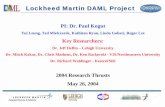 Lockheed Martin DAML Project · Lockheed Martin DAML Project PI: Dr. Paul Kogut Yui Leung, Ted Mielczarek, Kathleen Ryan, Linda Gohari, Roger Lee Key Researchers: Dr. Jeff Heflin