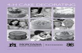 4-H CAKE DECORATING - .4-H cake decorating ... cakes, side decorations, lily nail flowers, and more