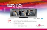 16487 LG PC5-broch inx - Home Theater HDTV - Plasma TV ... · TVLINK-LOADER TLL-1100A By using the handheld, ... Auto Clock/Manual Clock Yes ... 16487_LG_PC5-broch_inx.indd