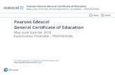 Pearson Edexcel - claremontschool.co.uk · Home Notes Pearson Edexcel General Certificate of Education ... 6GK01 01 Greek Unit 1: ... 8BI0 01 Biology B Paper 1: Core Cellular Biology