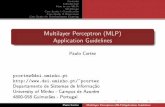 Multilayer Perceptron (MLP) Application Guidelines · Multilayer Perceptron (MLP) Application Guidelines Paulo Cortez ... Each node outputs an activation function applied over the