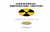 Savage Apocalypse - Apocalypse v2.1...  This is the Apocalypse. World Creation Ideas This toolkit