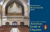 mericAn rgAnisT Magazine American Guild of Organists · he AmericAn OrgAnisT magazine is the official journal of the ... cover contemporary and historic instruments; ... presentation