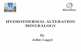 HYDROTHERMAL ALTERATION MINERALOGY - … 2006... · zWhat is hydrothermal alteration mineralogy zSampling methods zAnalytical methods zAlteration types ... Microsoft PowerPoint -
