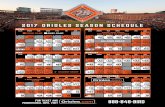 2017 ORIOLES SEASON SCHEDULE - Official Baltimore Orioles ...baltimore.orioles.mlb.com/bal/downloads/y2017/printable_schedule... · 2017 orioles season schedule april sun mon tue