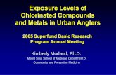 Exposure Levels of Chlorinated Compounds and Metals .Exposure Levels of Chlorinated Compounds