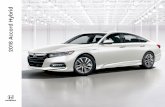 Accord Hybrid - honda.ca · the 2018 Accord Hybrid packs a mighty ... please visit  and refer to the vehicle’s Owner’s Manual. ... At Honda, we’re ...