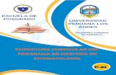 ESTRUCTURA CURRICULAR DEL PROGRAMA DE …upla.edu.pe/.../P49_MAESTRIA_EN_ESTOMATOLOGIA.pdf · La Escuela de Posgrado de la Universidad Peruana Los Andes, ofrece estudios que conducen