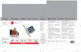 FireWire 3-Port PCI Card FireWire 3-Port PCI Card · FireWire® 3-Port PCI Card FireWire EN FR DE NL ES IT USB 2.0 4-Port Hub FireWire ... ordenador; admite dispositivos iPod ...