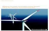 Meeting the 2020 renewable energy targets: Filling the ... · Meeting the 2020 renewable energy targets: Filling the offshore wind financing gap PricewaterhouseCoopers – Energy,