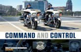 commanD anD control - Offering Harley-Davidson ... · PDF file2 harley-davidson® motorcycles. taking charge when it matters most. just like you. 4 badge of honor 6 handling 8 brakes