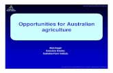 Opportunities for Australian agriculture - Nuffield · Pakistan Philippines Sri Lanka. ... Milk (1 litre) 1.8 72.0 148 Beef ... • The ‘brand’ – and associated supply chain