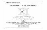 INSTRUCTION MANUAL - Pneumercatorpneumercator.com/docs/tech/manuals/LC100x Instruction Manual.pdf · LC1000 INSTRUCTION MANUAL PRODUCT DESCRIPTION PAGE 7 1.2 CONTROL CONSOLE DESCRIPTION