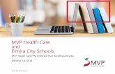 MVP Health Care Elmira City Schoolselmiracityschools.com/uploadeddocs/PPv7 - FINAL.pdf · Presentation Overview • Introduction to MVP Health Care • MVP/Cigna Networks • MVP