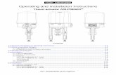 Operating and Installation Instructions · 0040501000 3116 Page 2-3 Operating and installation instructions Thrust actuator ARI-PREMIO® 1.0 General information on operating instructions