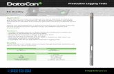 Production Logging Tools RA Density - datacan.ca Density.pdf · ﬂuid density during a production log. The tool provides consistent and reliable measurement in deviated and horizontal
