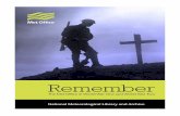 Remember - Met Office · Remember The Met Office in World War One and ... Forecasting An important role of ... of wind direction and strength at points along the front that were of