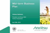 Mid-term Business Plan - dl.cdn-anritsu.comdl.cdn-anritsu.com/ja-jp/test-measurement/reffiles/About-Anritsu/... · Mid-term Business Plan ... The quality assurance market for food