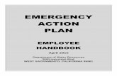 EMERGENCY ACTION PLAN - water.ca.gov · DIAL 9 - 911 and Report the emergency to 9-911 ... All emergency operations shall be directed from the Command Center just out ... MAJOR INJURY