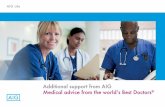 Additional support from AIG Medical advice from the world ...€¦ · Additional support from AIG Medical advice ... The Best Doctor’s case stories in this leaflet ... process and