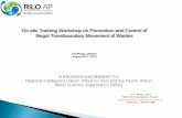 On-site Training Workshop on Prevention and Control of ... and Control of... · On-site Training Workshop on Prevention and Control of Illegal Transboundary Movement of Wastes Hai