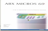 htmed.comhtmed.com/prod/abx/micros_60.pdf · MICROS 60 How can you resist superb Performance and Reliability? 8 or 16 parameters • sampling on closed or open tubes ... HORIBA ABX,