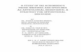 A STUDY OF SRI AUROBINDO’S PROSE WRITINGS AND … Aurobindo's Anticolonial... · a study of sri aurobindo’s prose writings and speeches as anticolonial resistance: a strategy