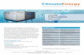 219 kW Kaltwassersatz - climateenergy.de€¦ · eine Mikroprozessorsteuerung Carel PCO2 zum Einsatz. Durch die Möglichkeit, enge Regeltoleranzen bei der Temperatur einzuhalten,