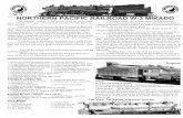 W-3 NORTHERN PACIFIC RAILROAD W-3 MIKADO Instructions.pdf · NORTHERN PACIFIC RAILROAD W-3 MIKADO W-3 Top View 1st Series note domes, generator, bell & injectors Engineer Side View: