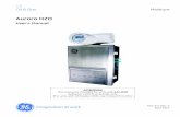 Aurora H2O - Instrumart · ©2017 General Electric Company. ... vi Aurora H2O User’s Manual ... To meet CE Mark requirements for all units intended for use in the