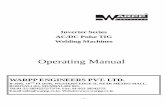 Inverter Series AC/DC Pulse TIG Welding Machines - Warppwarpp.co.in/machines-manual-pdf/in-tig-ac-dc.pdf · -1-Inverter Series AC/DC Pulse TIG Welding Machines Operating Manual WARPP
