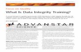 Focus on Quality What Is Data Integrity Training?rx-360.org/wp-content/uploads/What-is-Data-Integrity-Training-by-R... · PDF fileWhat Is Data Integrity Training? S tarting from the