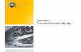 Overview Business Division Lighting - hella.com · environment Light based driver ... of micro optics light guides in a center high mounted stop lamp Rolls-Royce Wraith Illumination