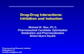 Drug-Drug Interactions: Inhibition and Inductionweb2.uconn.edu/rusling/Mike_Sinz1.pdf · Drug-Drug Interactions: Inhibition and Induction. ... Proportions of CYP450 Enzymes In Human