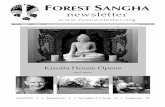 FOREST SANGHA - Amaravati Buddhist Monastery · The Forest Sangha Newsletter is something we try to ... uled four meditation retreats and a sutta study day ... The original Burmese