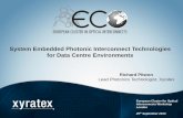System Embedded Photonic Interconnect Technologies for ...€¦ · System Embedded Photonic Interconnect Technologies for Data Centre Environments European Cluster for Optical ...