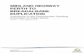 MIDLAND HIGHWAY PERTH TO BREADALBANE DUPLICATION State Growth... · MIDLAND HIGHWAY PERTH TO BREADALBANE DUPLICATION ... mostly rated as 1-star. The Midland Highway upgrade projects