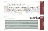 Revision of the International Classification of Status in ... · Revision of the International Classification of Status in Employment (ICSE-93) International Conference of Labour