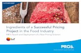 Ingr edients of a Successful Pricing Project in the Food ...€¦ · BRF’s Search and Deployment of a New Pricing Solution UNLOCK YOUR DATA. UNLEASH YOUR SALES ... data from SAP.