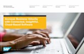 Increase Business Velocity with Connected, Insightful ... BY… · SAP Solution Brief SAP Business ByDesign Increase Business Velocity with Connected, Insightful, Cloud-Based Software