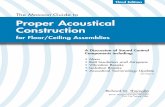 What’s in Acoustical Terminology - Maxxon · (field sound transmission class) to A-STC ... assemblies. The higher the Delta IIC, ... • Acoustical Terminology Update