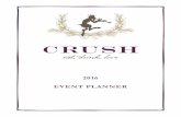 Crush Event Planner - MGM Grand Las Vegas · The cellar also features a private dining room, ... Shrimp, oyster, Alaskan crab legs Charcuterie station Dessert Station ... root vegetables,