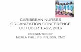 CARIBBEAN NURSES ASSOCIATION CONFERENCE - …visnaus.org/Homepage/News/VISNA-at-Caribbean-Nurses-Organization... · •Improve standards of nursing care •Advance the educational,