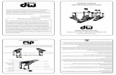 OWNER’S MANUAL 2000 Series Bass Drum Pedals · OWNER’S MANUAL 2000 Series Bass Drum Pedals DRUM WORKSHOP INC. 3450 Lunar Court - Oxnard, CA 93030 USA Stroke Adjustment- The stroke