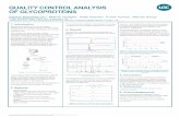 QUALITY CONTROL ANALYSIS OF GLYCOPROTEINS poster_final.pdf · 1 EvaluatePharma World Preview 2015, Outlook to 2020. 8th edition, June 2015. 6. Acknowledgements The work described