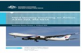 Hard landing involving an Airbus Insert document title ... · Insert document title Location | Date ATSB Transport Safety Report [Insert Mode] Occurrence Investigation XX-YYYY-####
