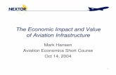 The Economic Impact and Value of Aviation Infrastructure · The Economic Impact and Value of Aviation Infrastructure ... Recession Labor and capital ... Normal and Inferior Goods