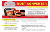 RUST CONVERTER - Amazon S3 · Learn more at  RUST CONVERTER Automotive repairs and restoration no longer require deep scrubbing and sandblasting. With its simple ...