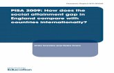 PISA 2009: How does the social attainment gap in England ... · reflect those of the Department for Education. ... (Iceland and Indonesia ... Shanghai-China Korea Finland Hong Kong-