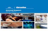 Annual Report - ANSTO€¦ · I am pleased to present the Annual Report of the Australian Nuclear Science and ... of our country’s landmark and national ... International Forum